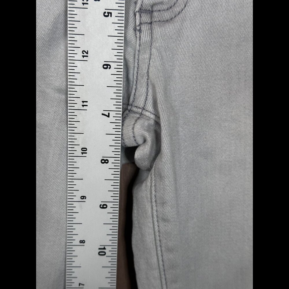 DL1961 Jeans 27 Womens Gray Emma Maternity Power Leggings Low Rise Frayed Hem - Picture 5 of 13